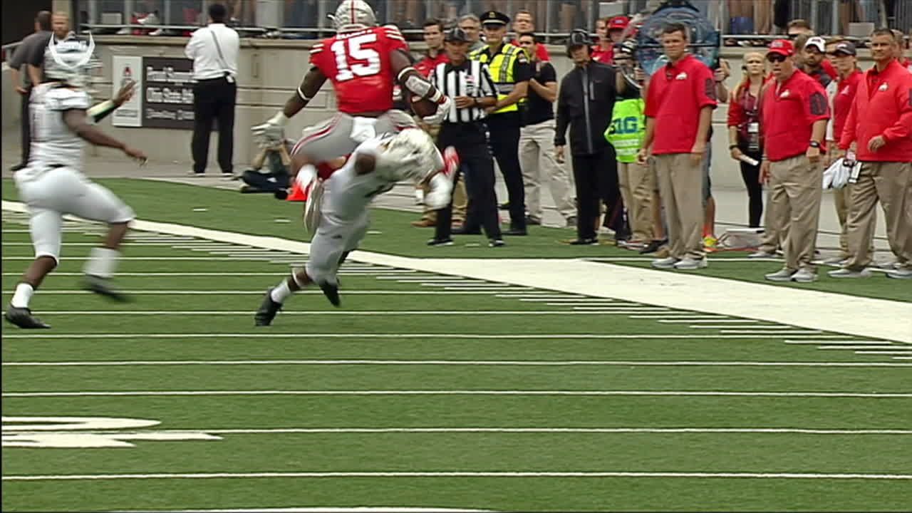 Ohio State notebook  Ezekiel Elliott shows off hurdling skill