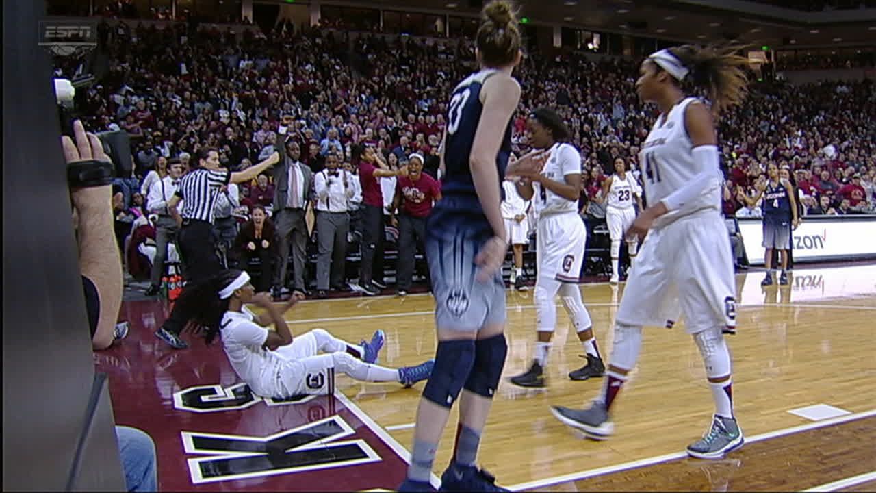 Offensive foul on K. Samuelson. K. Sessions takes the charge. - ESPN Video