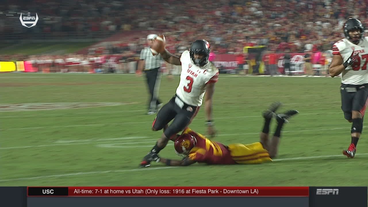 Utah Fails Go Ahead 2 Pt Conversion Attempt Espn Video