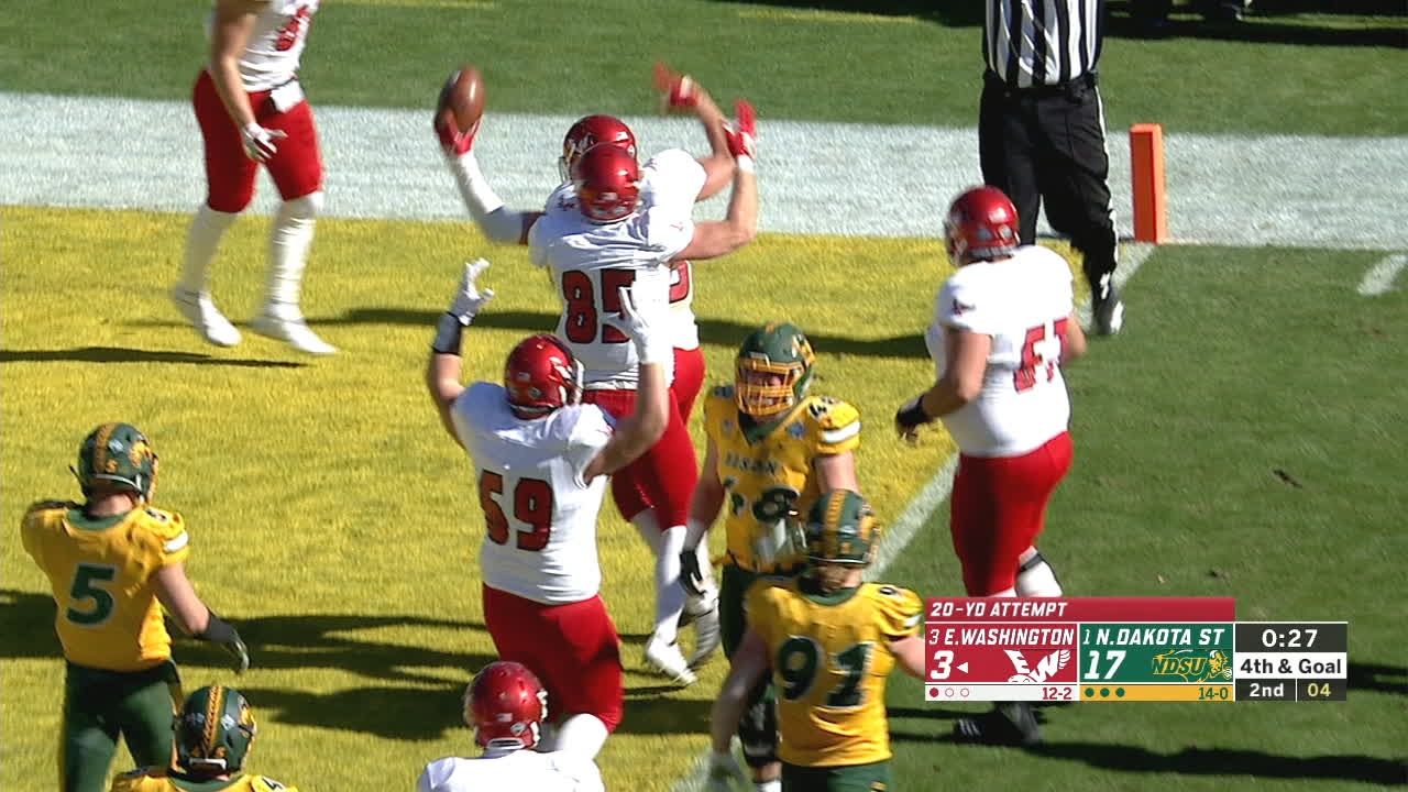 Eastern Washington scores TD on fake field goal ESPN Video