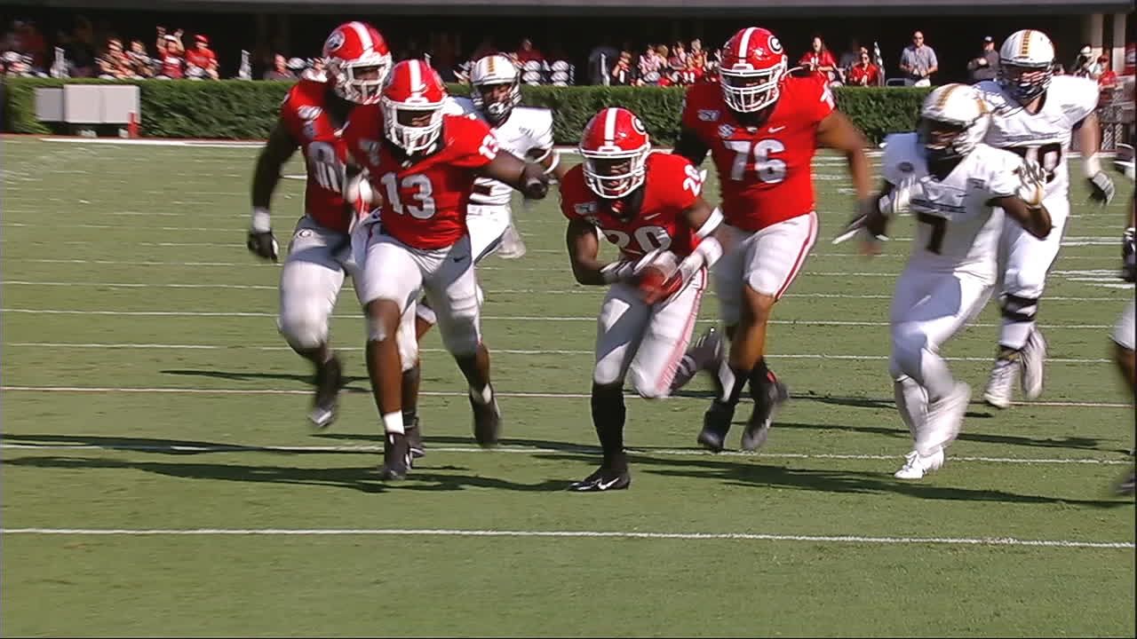 Reed completes Georgia's scoop-and-score - ESPN Video