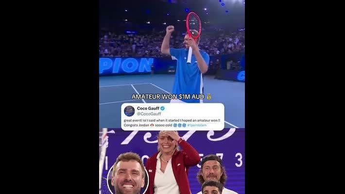 Amateur Stuns Sinner En route to 1 Point Slam Victory Amateur Stuns Sinner En route to 1 Point Slam Victory