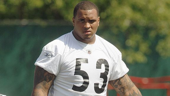 NFL: Pittsburgh Steelers rookie offensive lineman Maurkice Pouncey