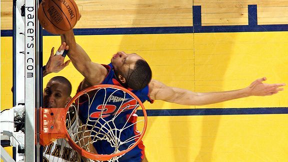 On This Day in 2004: Tayshaun Prince blocked Reggie Miller