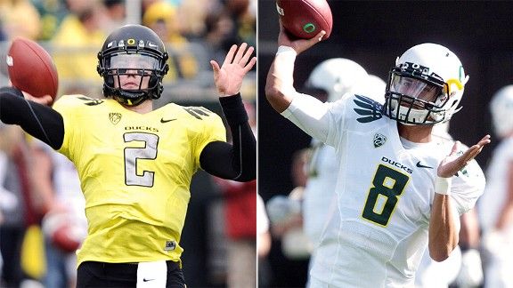 Bryan Bennett vs. Marcus Mariota: One will be Oregon Ducks