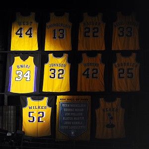 retired shaquille o neal jersey