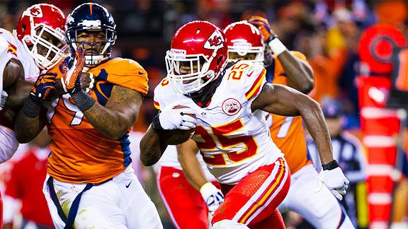 Kansas City Chiefs: Jamaal Charles Top 10 Games