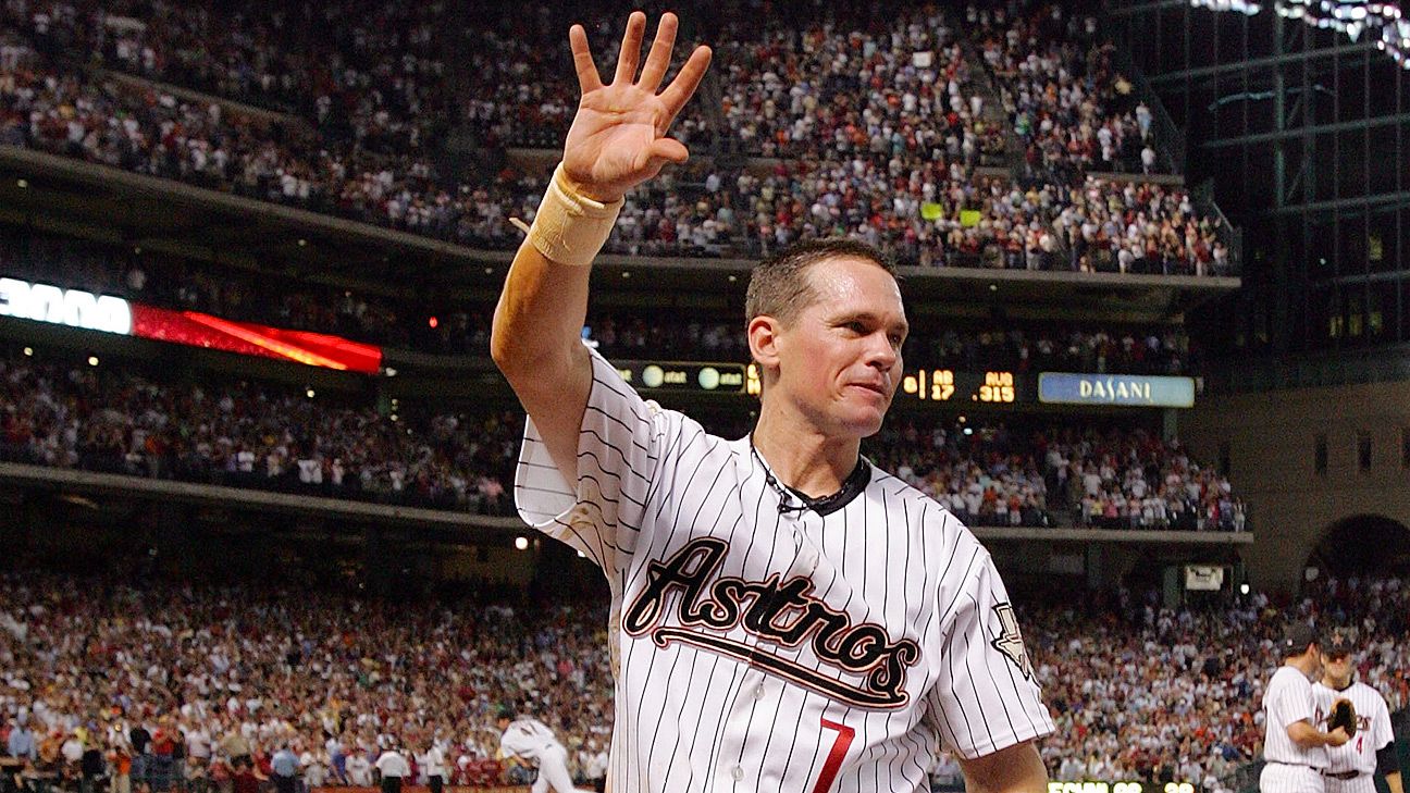 A jersey a day until the lockout ends (or I run out) Day 8: Houston Astros  - Craig Biggio : r/baseball