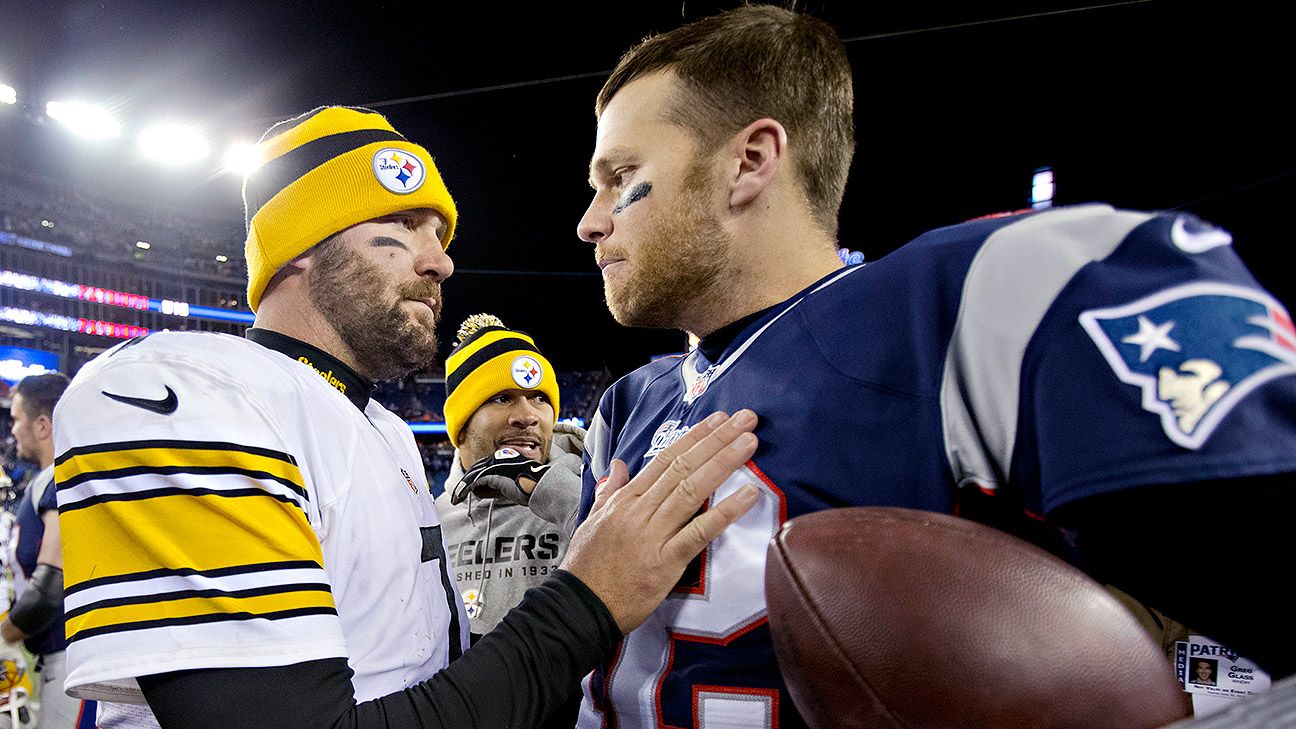 Steelers Depot 7⃣ on X: Ben Roethlisberger versus Tom Brady in