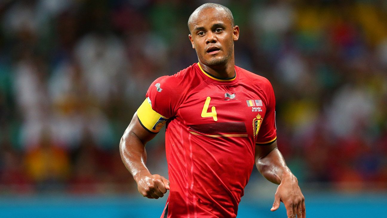 Belgium and Man City captain Vincent Kompany ruled out of Euro 2016 - ESPN