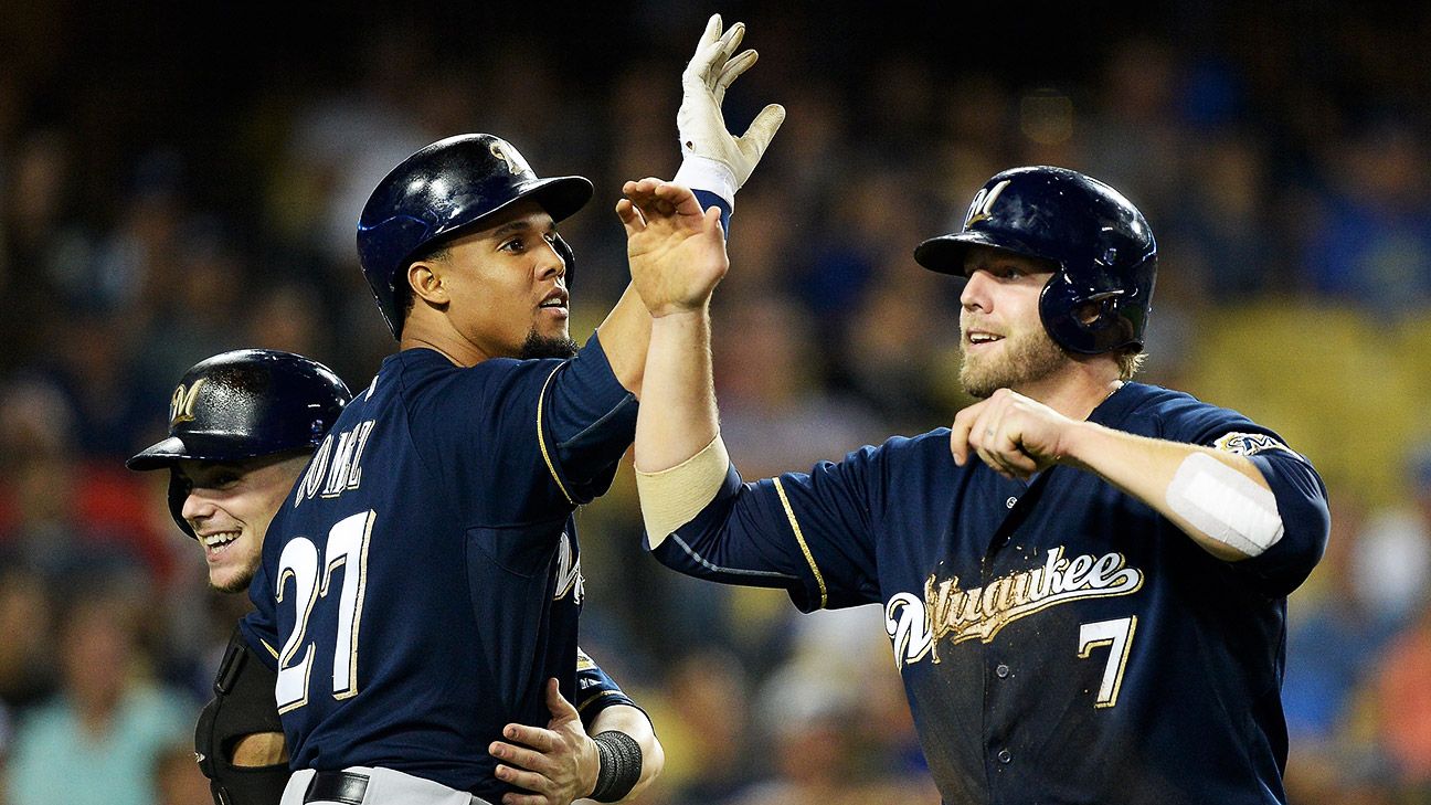 Brewers have pink eye, so no high-fives