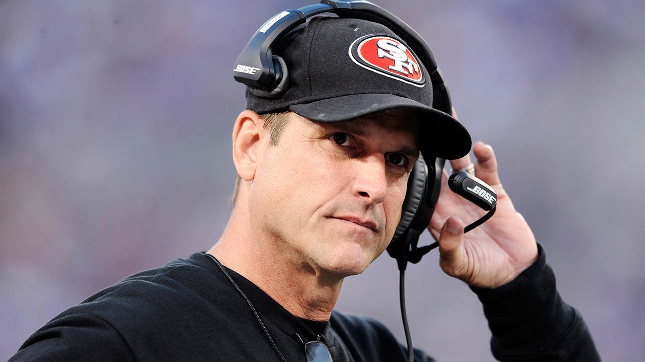 Jim Harbaugh Of San Francisco 49ers Says He Only Talks About The Job He