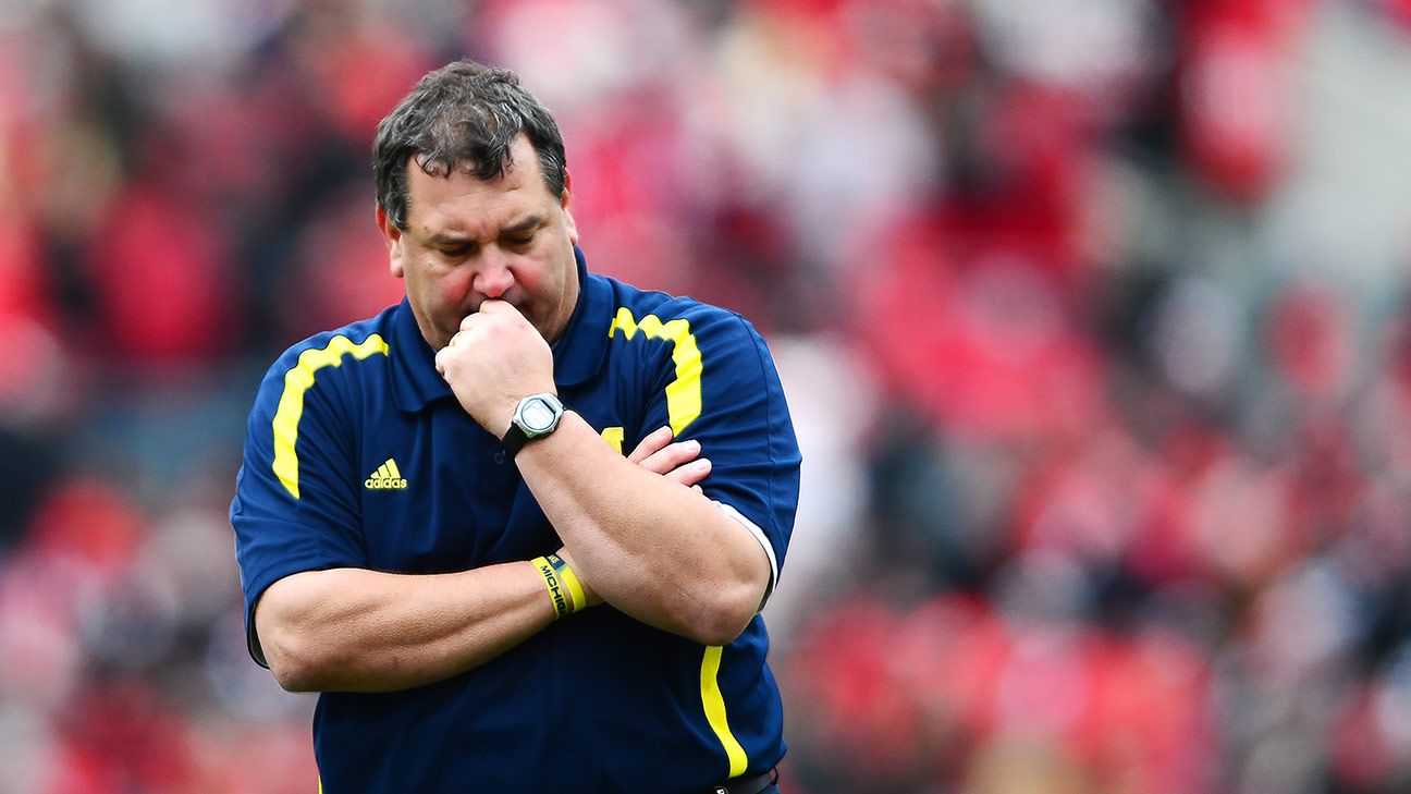 Carolina Panthers fire ex-Michigan football coach Brady Hoke