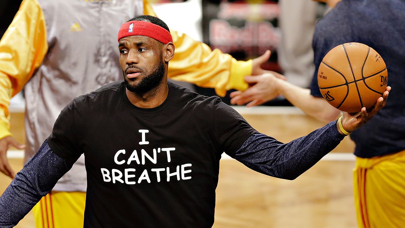 LeBron James wants an 'I can't breathe' Eric Garner T-shirt to wear before  game in Brooklyn – New York Daily News