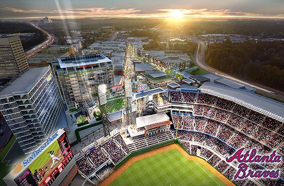 Braves lose, Braves lose? Latest stadium renderings shows team