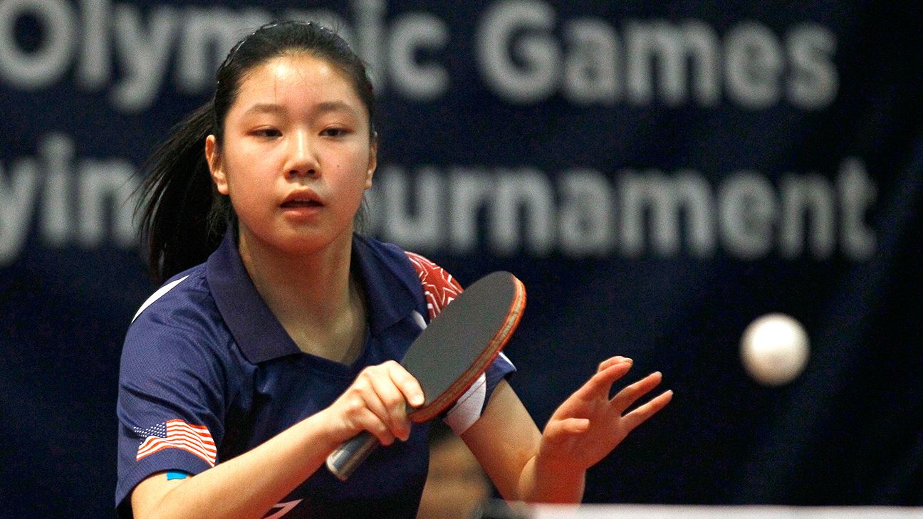 2012 Olympian Zhang and teen Alguetti qualify at table tennis trials