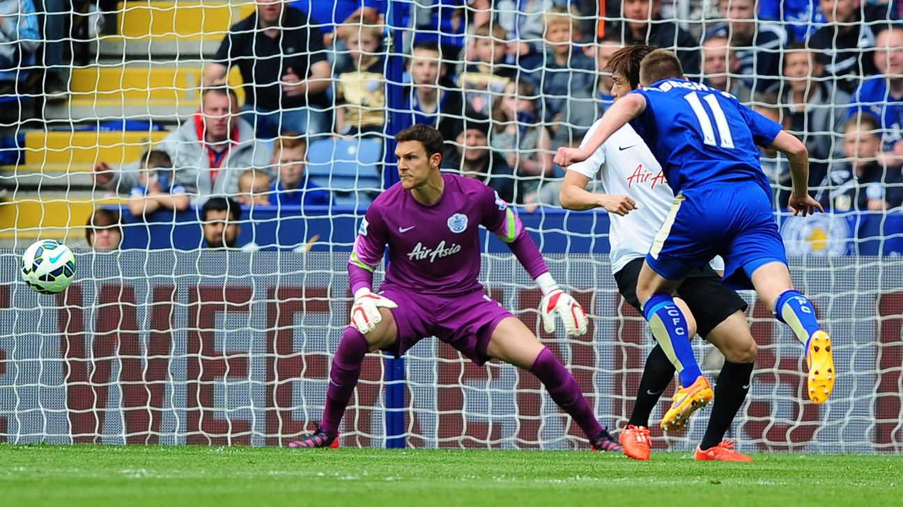 Leicester City vs. Queens Park Rangers Football Match Report May 24, 2015 ESPN