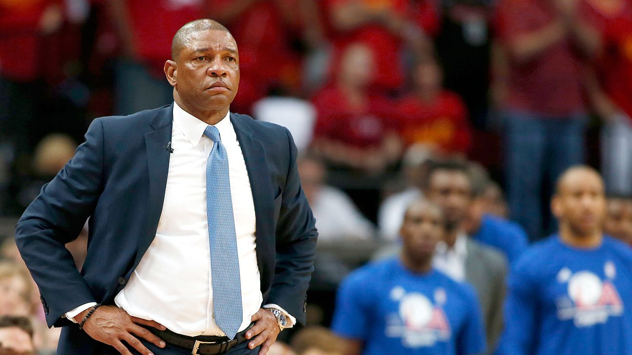 Doc Rivers calls officiating in Rockets game 'a complete joke' - ESPN