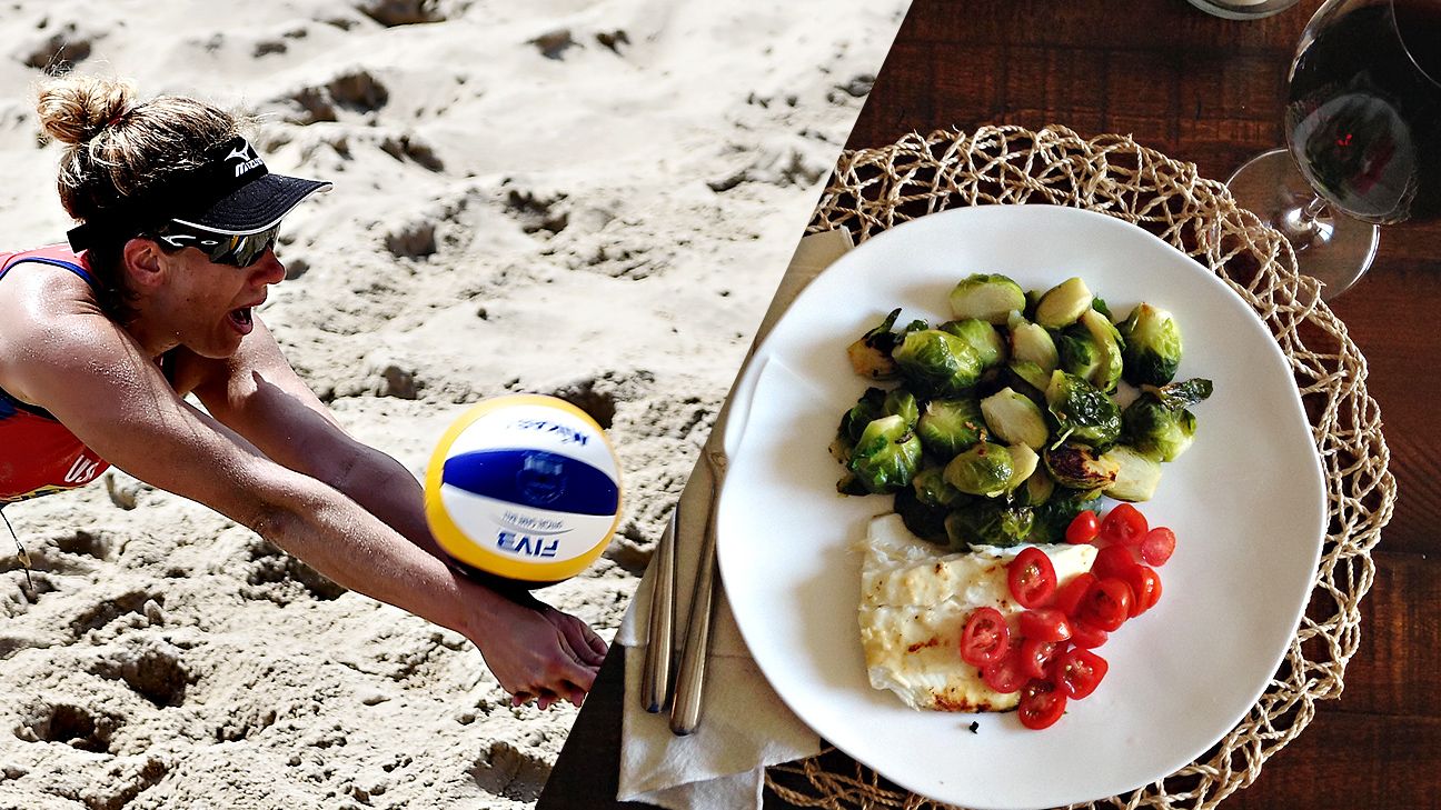 What Athletes Eat April Ross' ProteinPacked Dinner ESPN