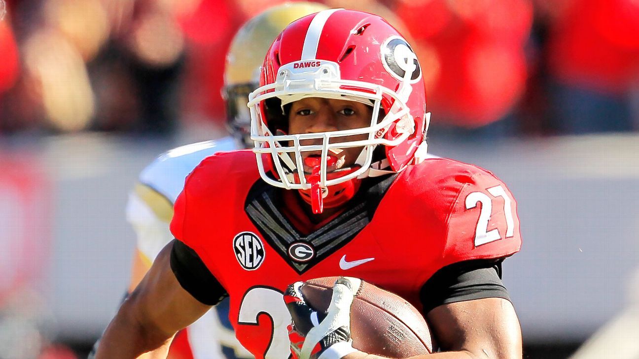 4 Georgia players, including RBs Nick Chubb and Sony Michel, to