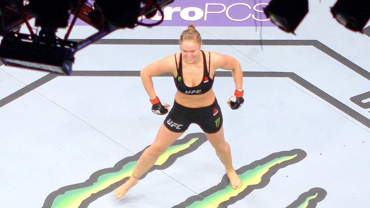 Ronda Rousey Appears On 'Ellen,' Claims To Be Highest-Paid UFC Fighter ...