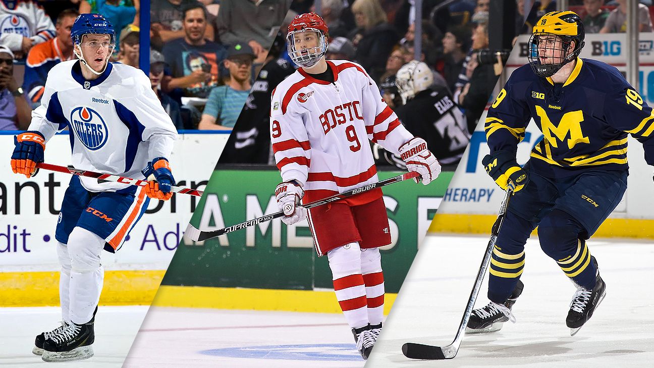 NHL Connor McDavid, Jack Eichel lead list of top 100 prospects ESPN