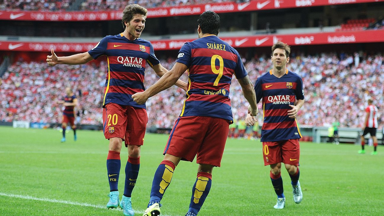 Athletic Bilbao Vs Barcelona Football Match Summary August 23 15 Espn