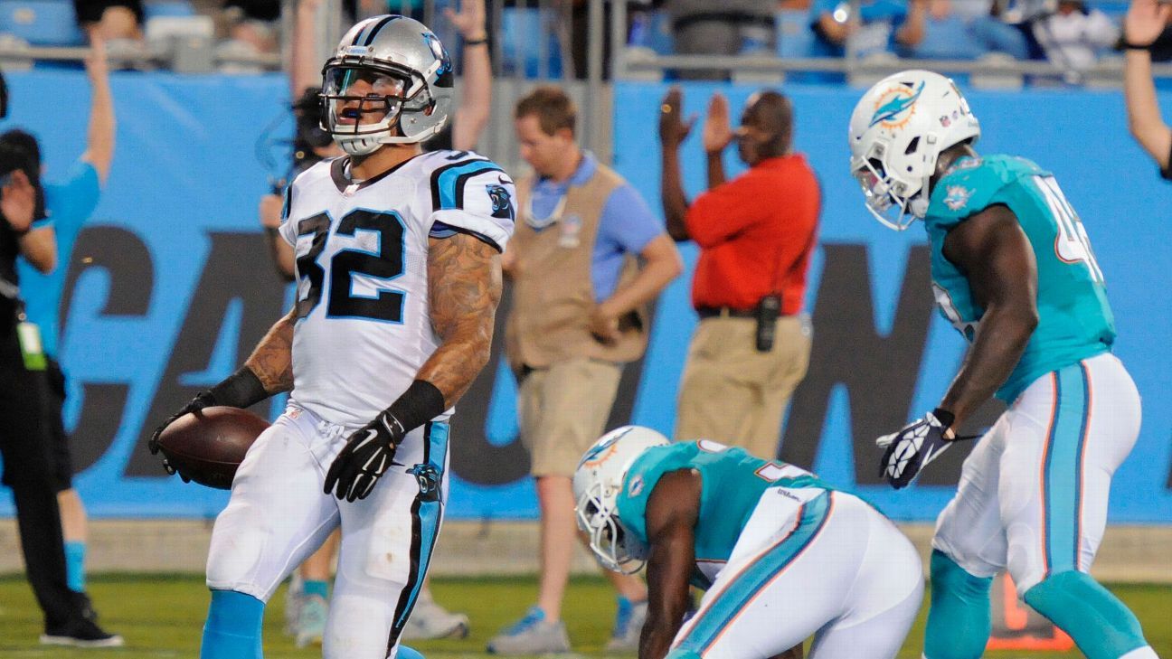 Brandon Wegher ready to be permanent member of Carolina Panthers ESPN
