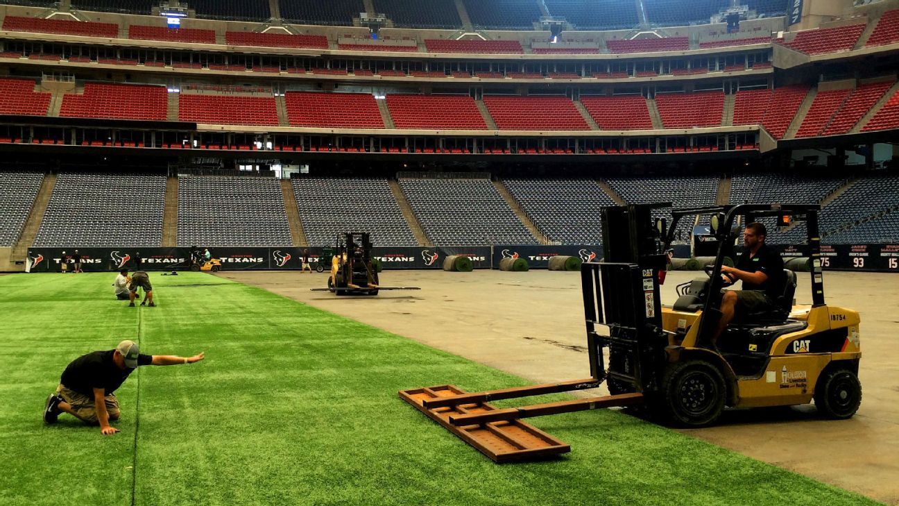 Houston Texans prepare for first home game on artificial turf NFL