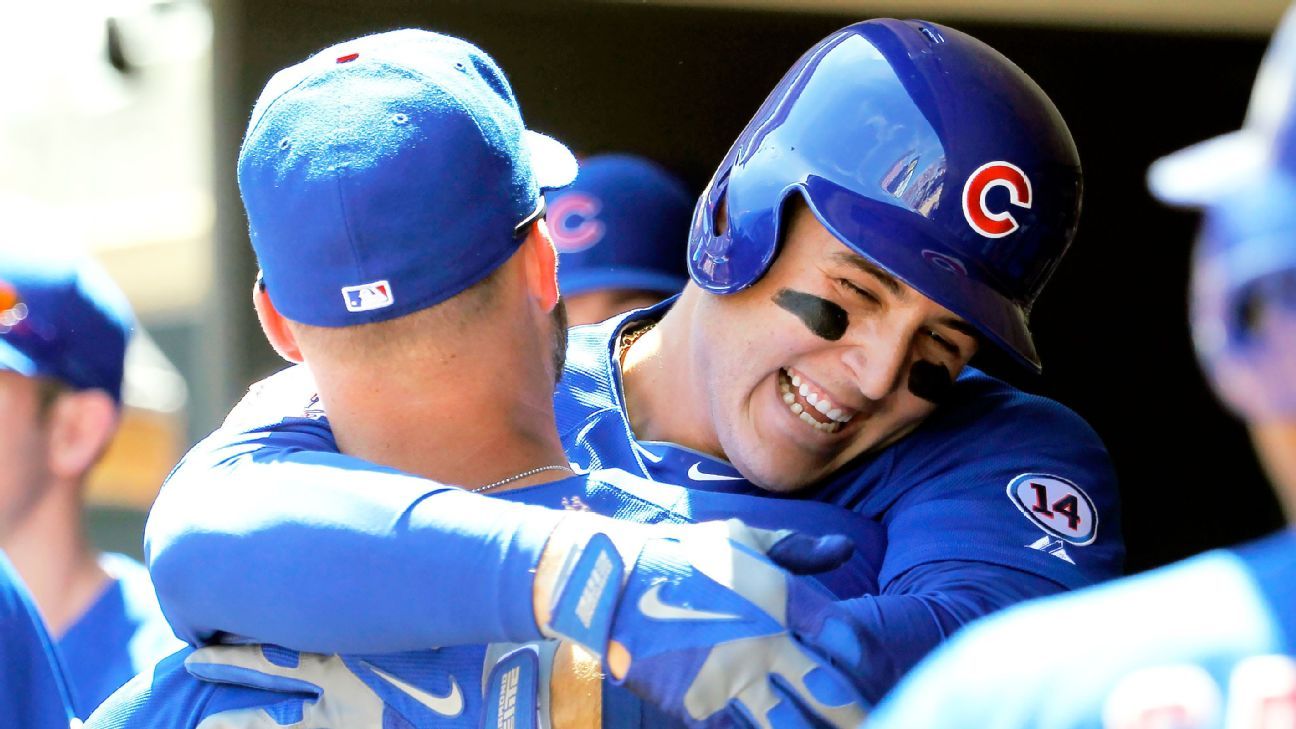 Anthony Rizzo Gives David Ross Father S Day Card