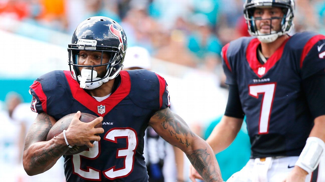 Arian Foster of Houston Texans supports Andre Johnson - ESPN