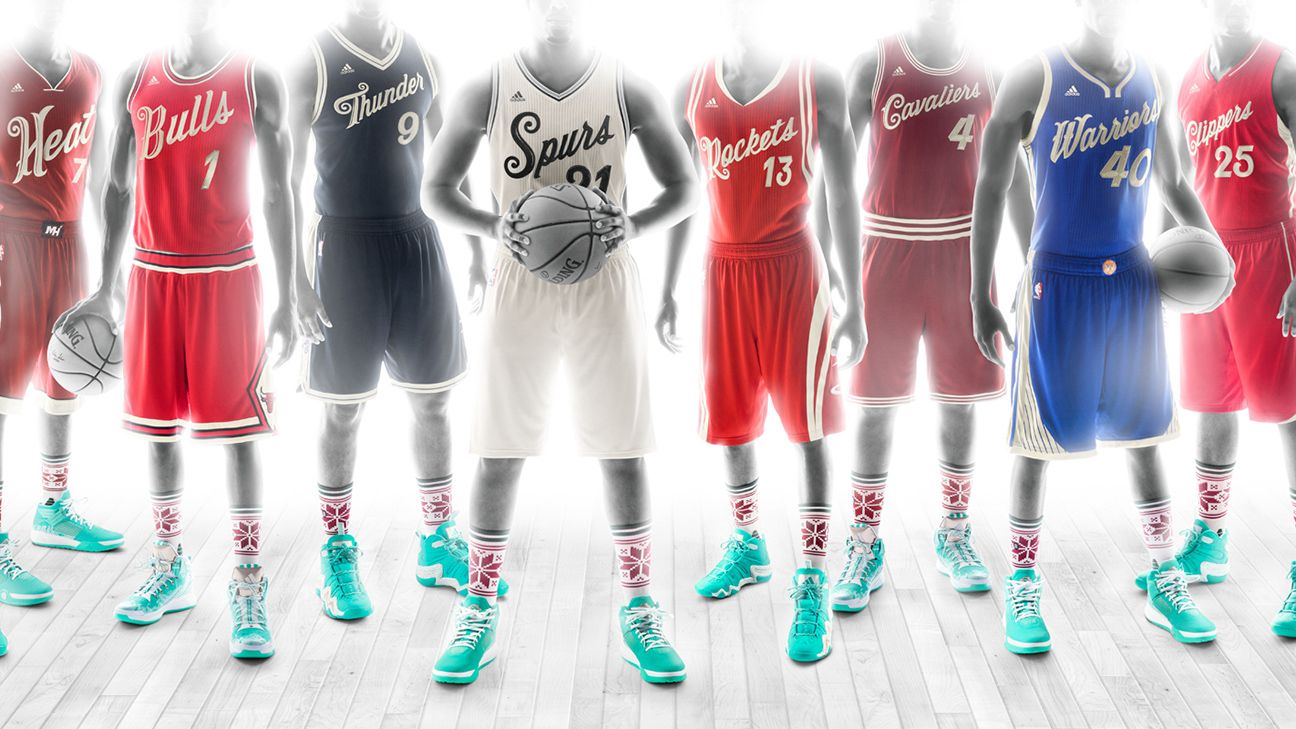  NBA unveils uniforms for Christmas Day games