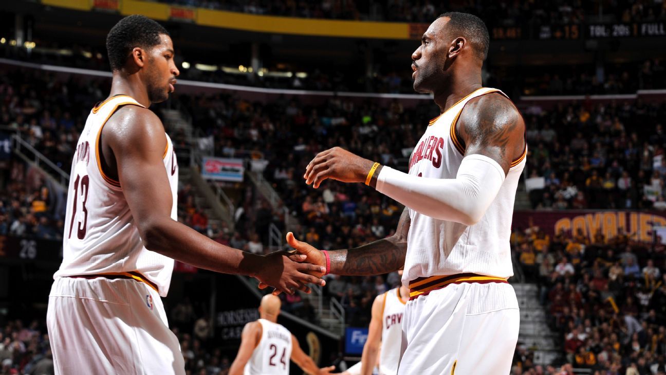 LeBron James shares how much he misses Tristan Thompson after