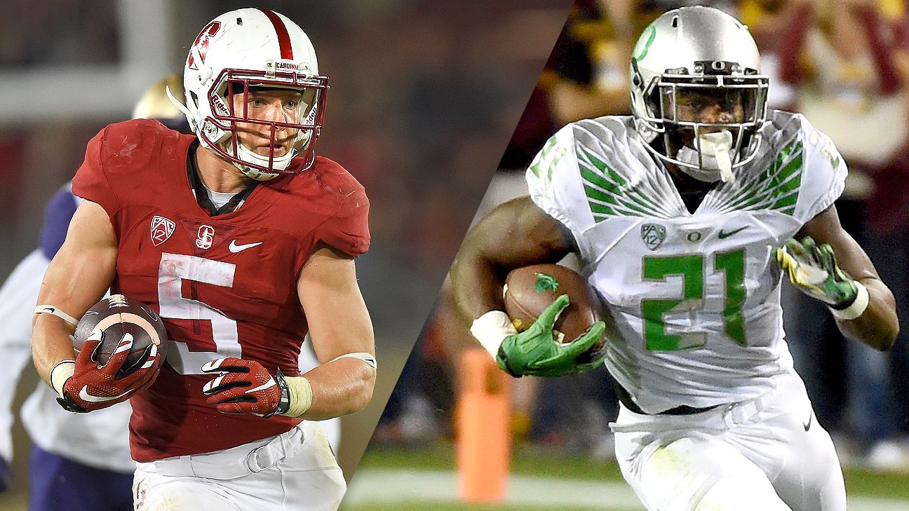 Pick your Pac-12 poison: Christian McCaffrey or Royce Freeman? - ESPN -  College Football Nation Blog- ESPN