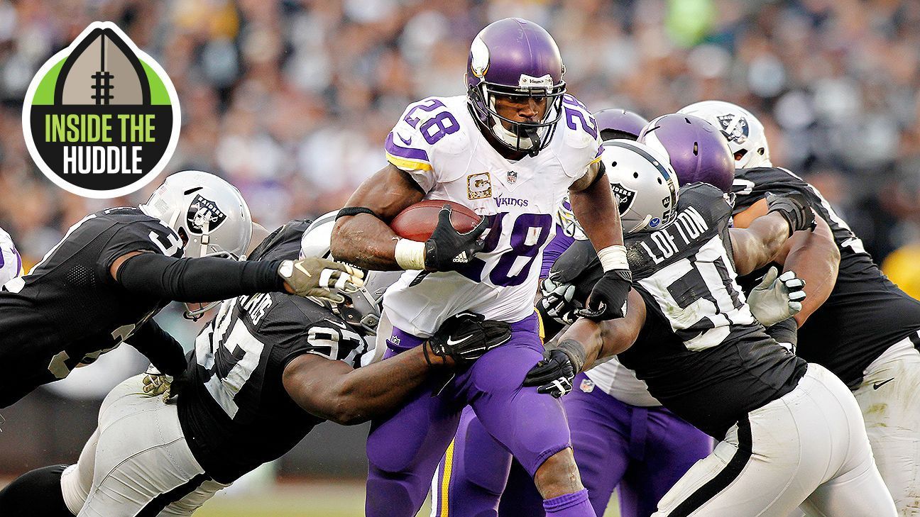 Raiders' goal Sunday: Don't let Vikings' Adrian Peterson run wild