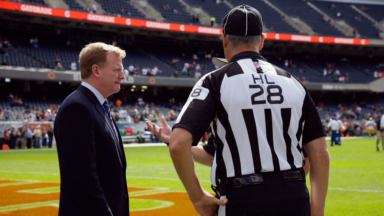 Roger Goodell says NFL officiating never better