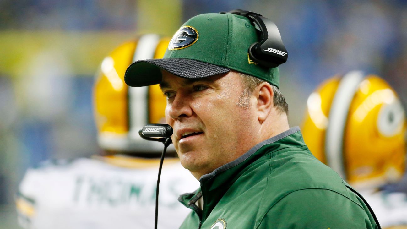 Mike McCarthy -- Green Bay Packers chasing Super Bowl title, not NFC North  division crown - ESPN