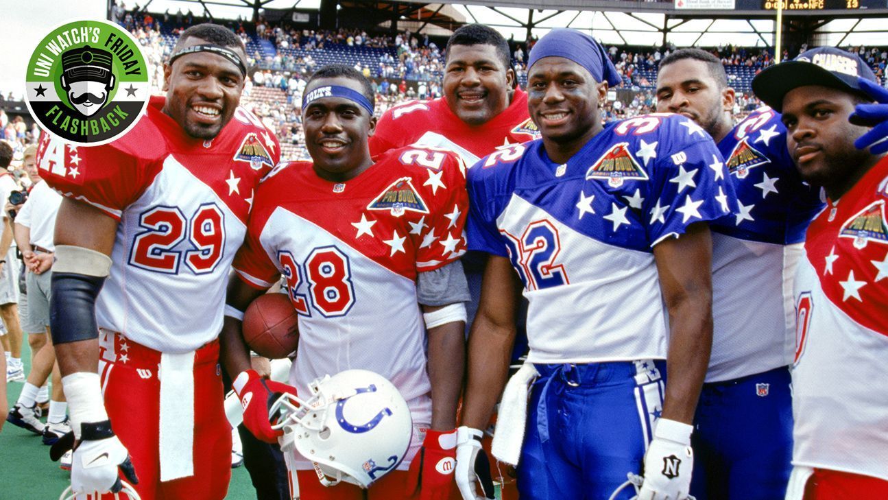 Uni Watch's Friday Flashback -- How Pro Bowl uniforms went from