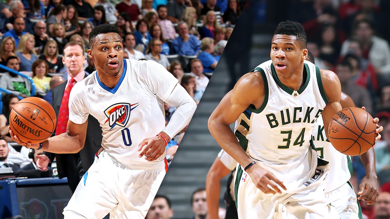 Can Westbrook or Giannis average a triple-double? - ESPN