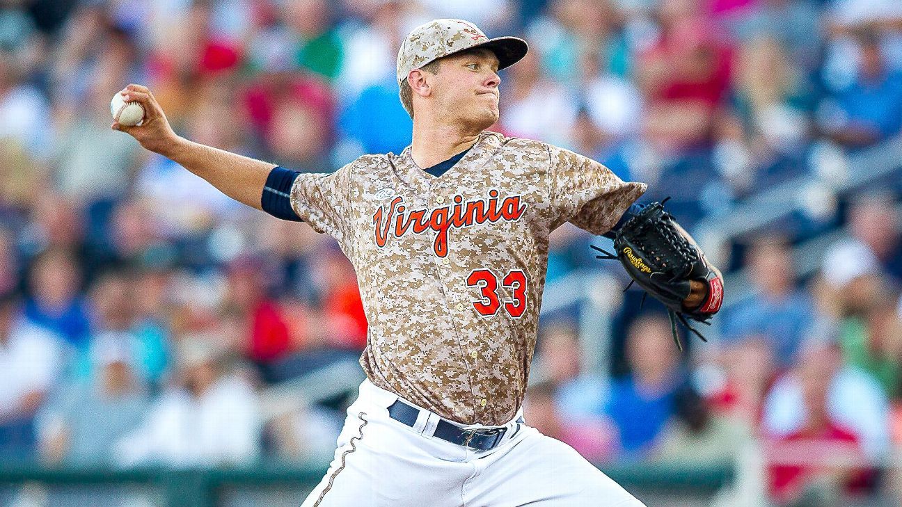 UVA’s Connor Jones could be a first-round pick - ESPN - MLB Draft Blog ...