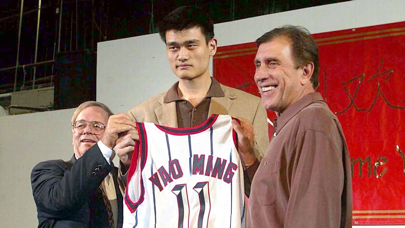 Yao Ming Finally Gets His Jersey Retired In Houston