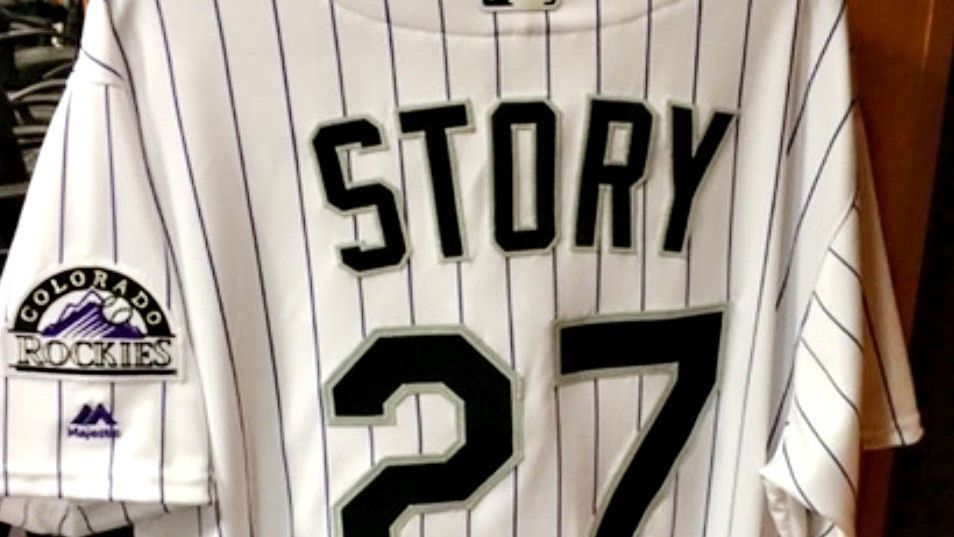 Colorado Rockies Trevor Story Rookie Jersey