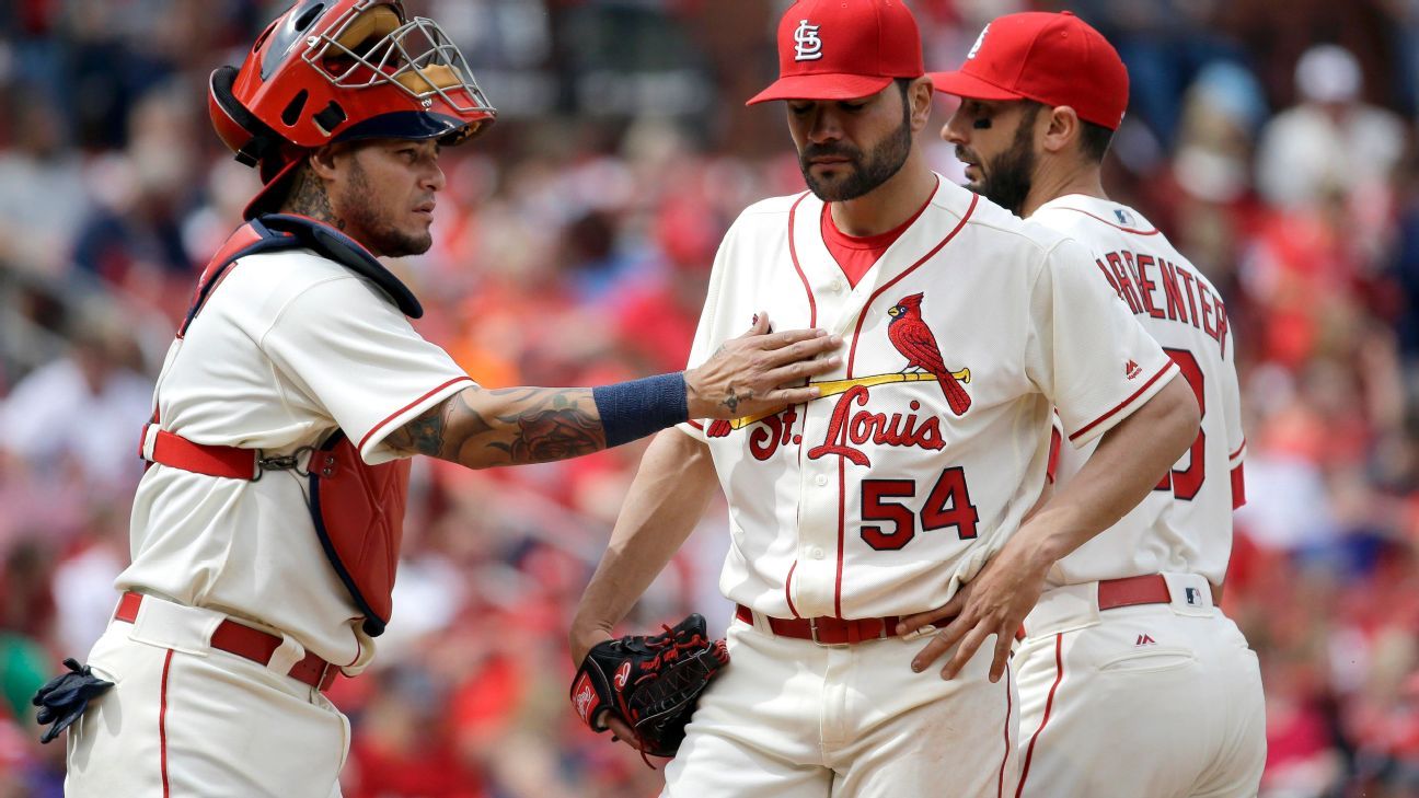 St. Louis Cardinals struggled to tread water in April - St Louis Cardinals- ESPN