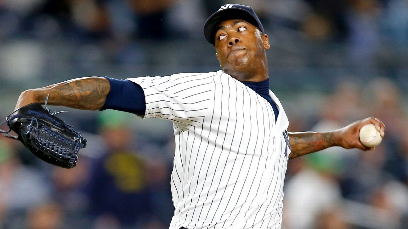 For Yankees' closer Aroldis Chapman, MLB return about family - ESPN -  Yankees Blog- ESPN