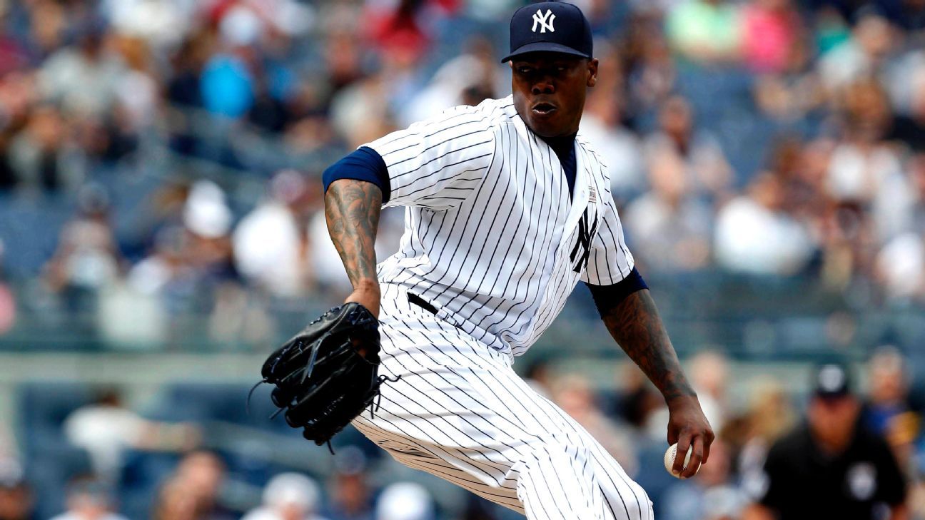 Nobody is talking about Yankees' Aroldis Chapman's fastball this