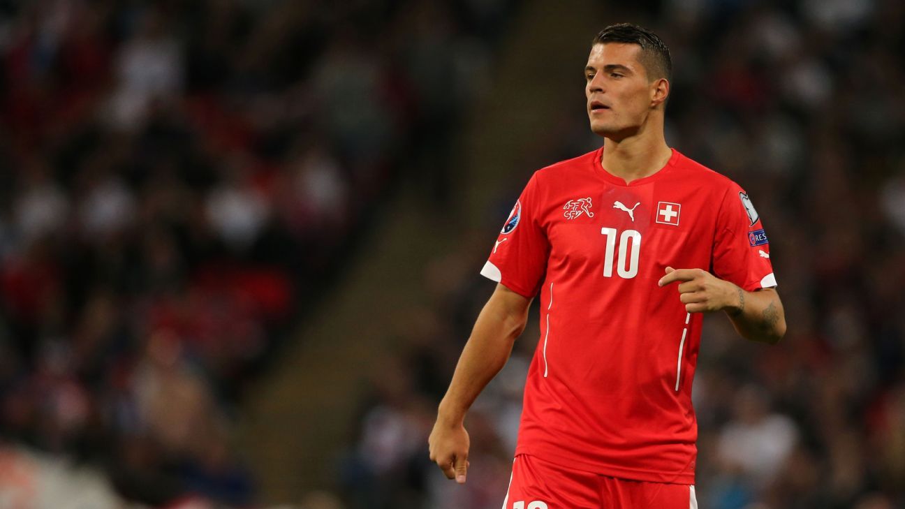 Image result for Granit Xhaka - Switzerland