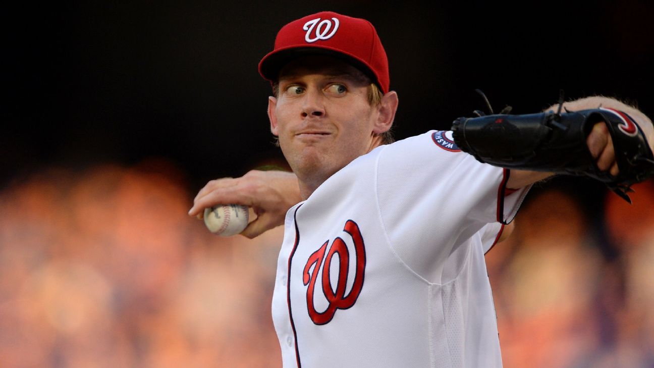 Washington Nationals' Stephen Strasburg leaves early with cramp in calf