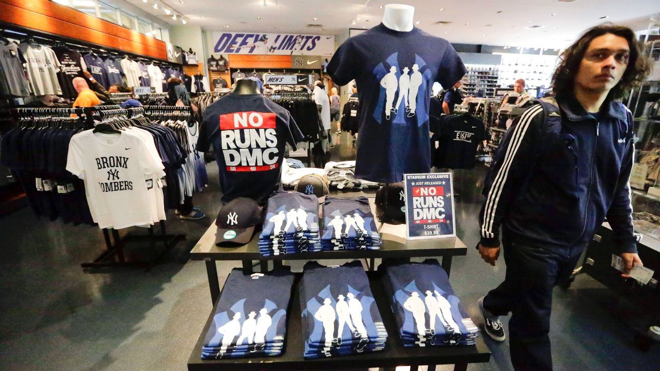 New York Yankees highlight relievers' success with 'NO RUNS DMC' T-shirts -  ESPN