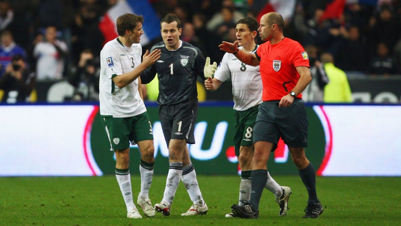 Remembering Thierry Henry's 2009 handball in Ireland versus France