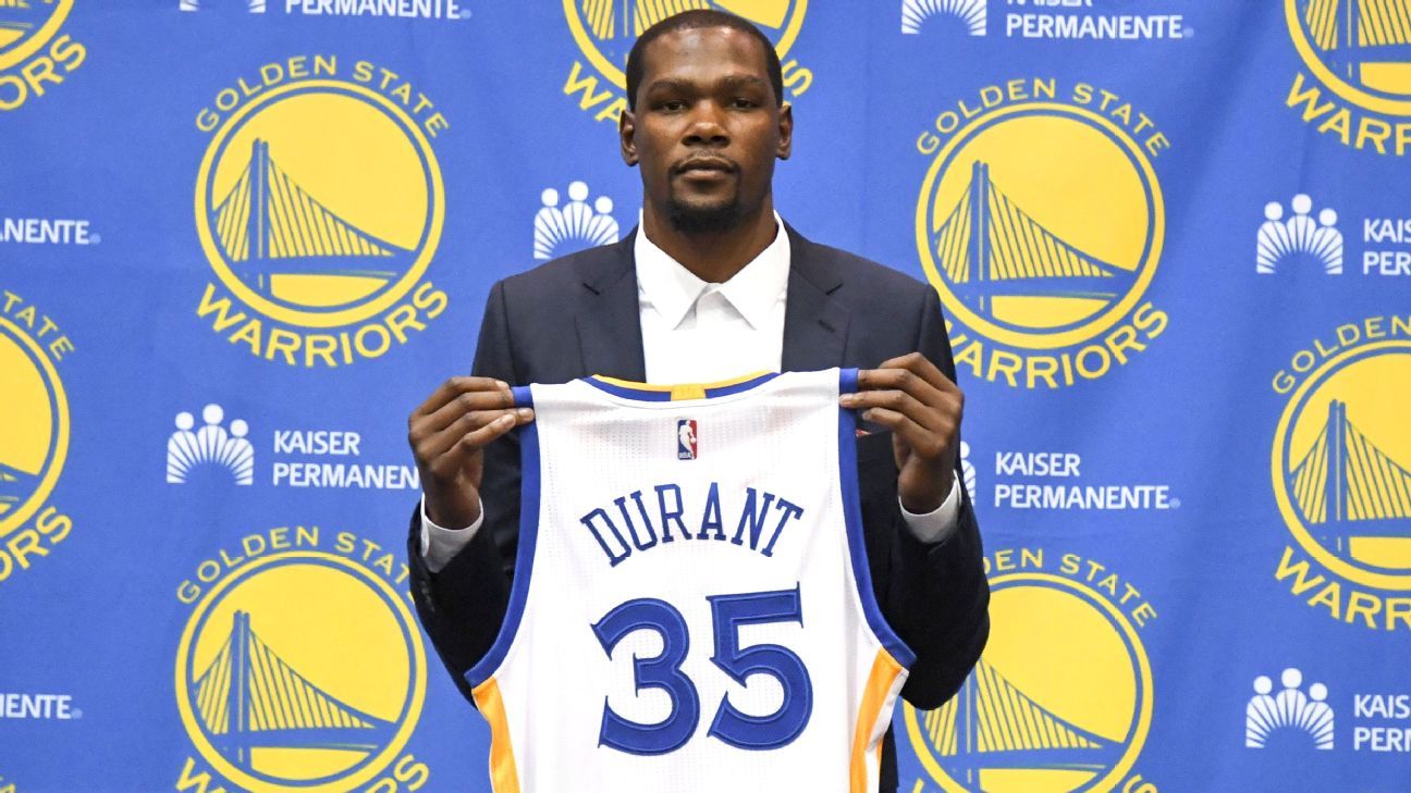 Kevin Durant doesn't buy LeBron James as a Warrior